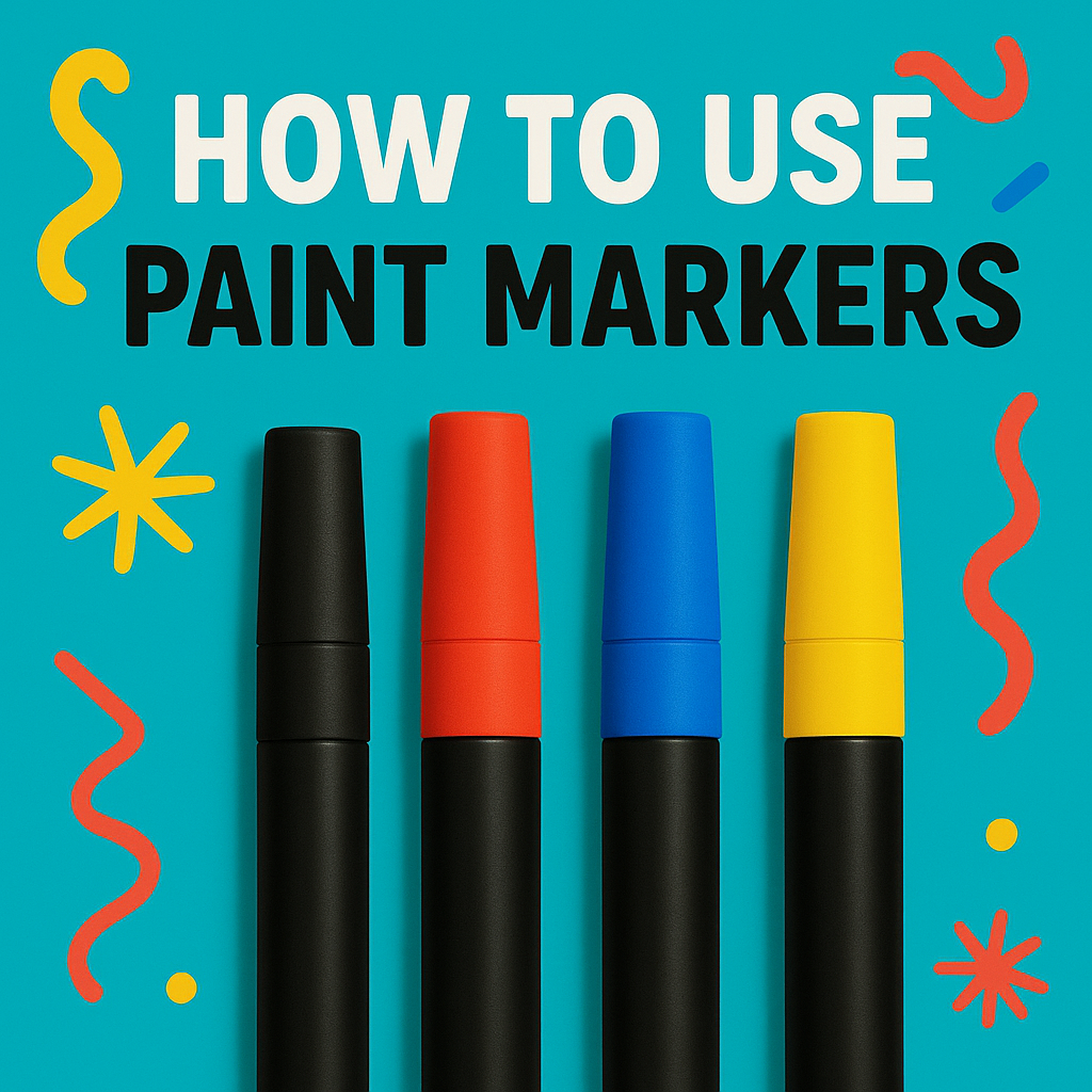 FREE! How To Use Paint Markers ~ For Beginners!
