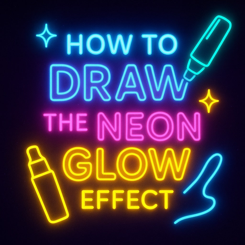 How To Draw The Neon Glow Effect