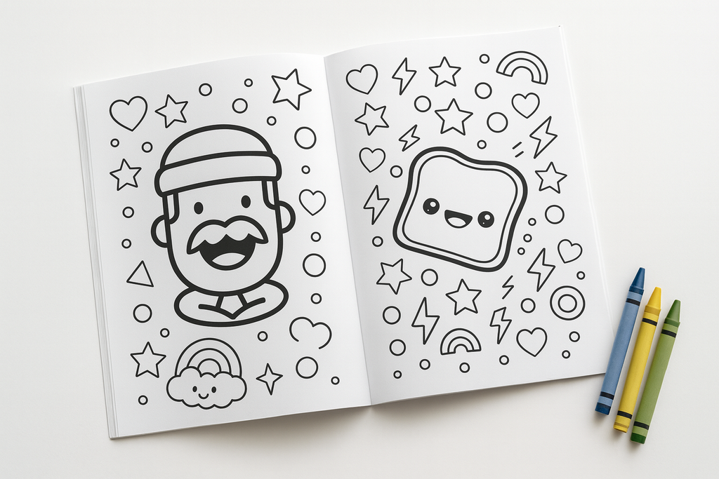 💫The Bread Family Art Show Coloring Book